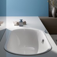 Стальная ванна Bette Lux Oval 190x90 см, встраиваемая, белая, овальная, на ножках, с самоочищающимся покрытием, с шумоизоляцией