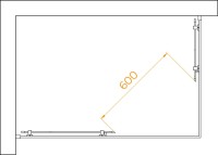 Душевой уголок RGW Passage PA-040B 80х120 см, профиль черный, стекло матовое