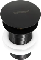 Донный клапан для раковины BelBagno BB-SC-NERO без перелива, матовый черный Донный клапан для раковины BelBagno BB-SC-NERO без перелива, матовый черный