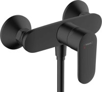 Душевой комплект Смеситель для душа Hansgrohe Vernis Blend 71640670 черный + Гарнитур Pulsify Relaxation 105 3jet 24170670 матовый черный