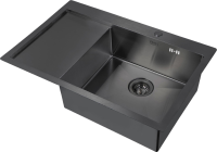 Мойка кухонная Zorg Inox PVD 7851 R grafit