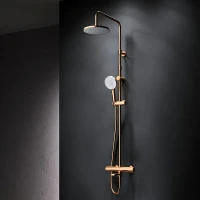Душевая стойка AM.PM X-Joy F0785A544 розовое золото