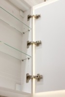 Мебель для ванной комнаты BelBagno Uno-mini 40 подвесная, 2 ящика, bianco opaco