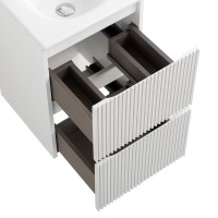 Мебель для ванной комнаты BelBagno Uno-mini 40 подвесная, 2 ящика, bianco opaco