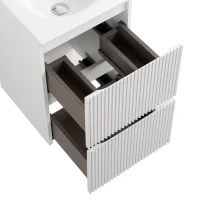 Мебель для ванной комнаты BelBagno Uno-mini 40 подвесная, 2 ящика, bianco opaco