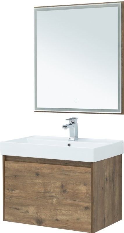 Зеркало Aquanet Nova Lite 75 дуб рустикальный