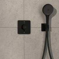 Термостатический смеситель встраиваемый Hansgrohe ShowerSelect Comfort Q 15583670 С ВНУТРЕННЕЙ ЧАСТЬЮ, черный матовый