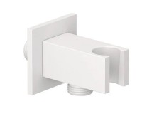 Шланговое подключение Kludi A-QA 6556953-00 с держателем, белое матовое