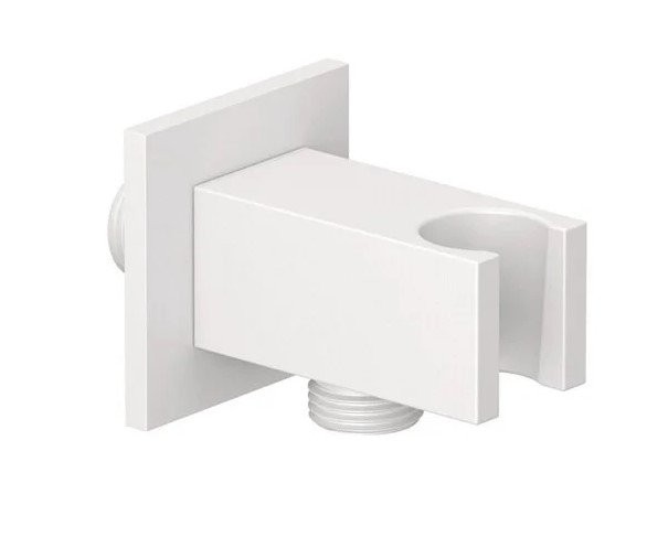 Шланговое подключение Kludi A-QA 6556953-00 с держателем, белое матовое