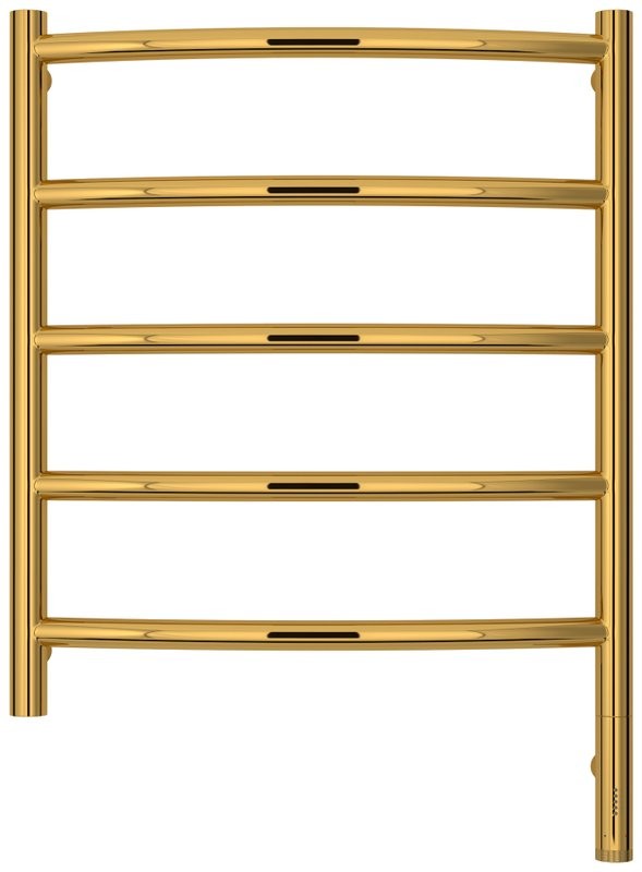 Полотенцесушитель электрический Сунержа Галант 3.1 03-6001-6050 70x55 см, подключение справа, золото, лесенка