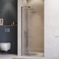 Душевая дверь в нишу RGW Hotel HO-014-Gg 1100х2000 профиль серый, стекло матовое