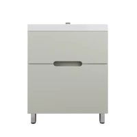 Тумба с раковиной Style Line Матис 70 напольная, олива