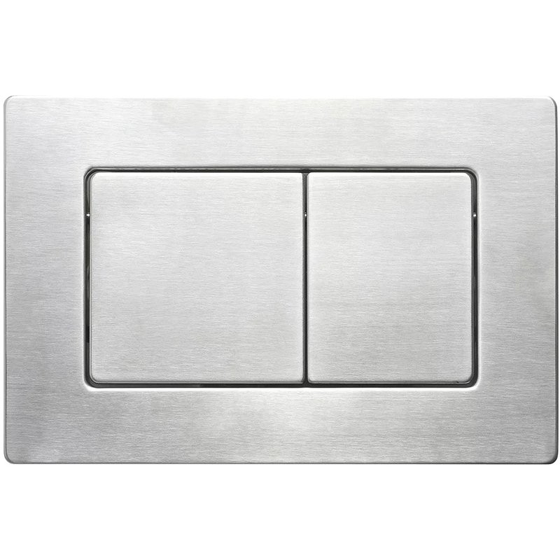 Кнопка смыва для унитаза Veconi Flush V9 нержавеющая сталь, цвет сталь