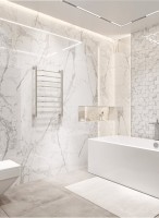 Полотенцесушитель водяной EWRIKA Сафо БР2 80х50, хром, с монтажным набором