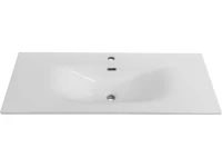 Тумба с раковиной BelBagno Uno 100 подвесная, 2 ящика, bianco opaco