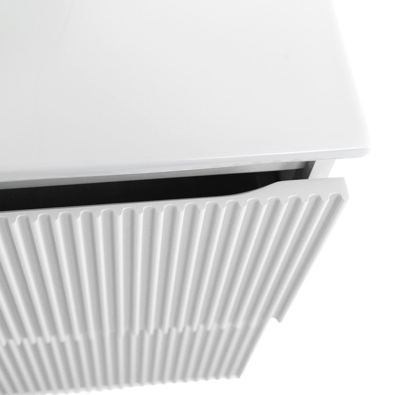 Тумба с раковиной BelBagno Uno 100 подвесная, 2 ящика, bianco opaco