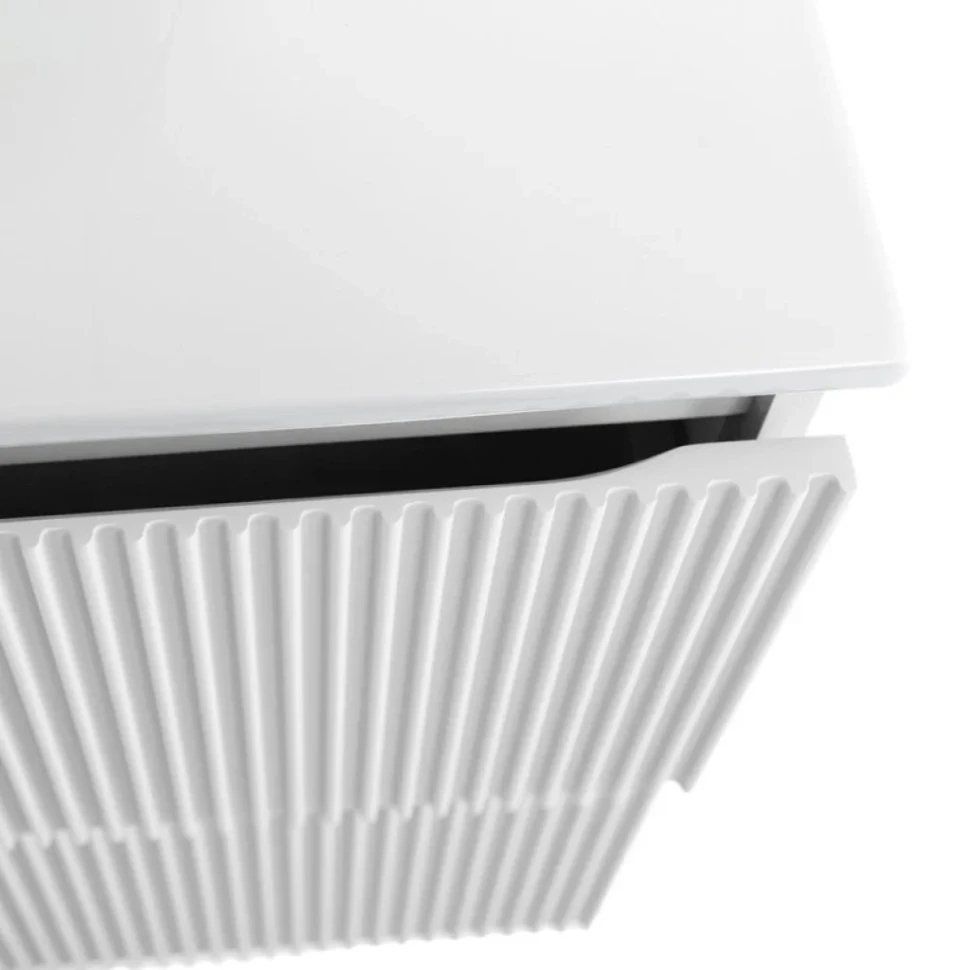 Тумба с раковиной BelBagno Uno 100 подвесная, 2 ящика, bianco opaco