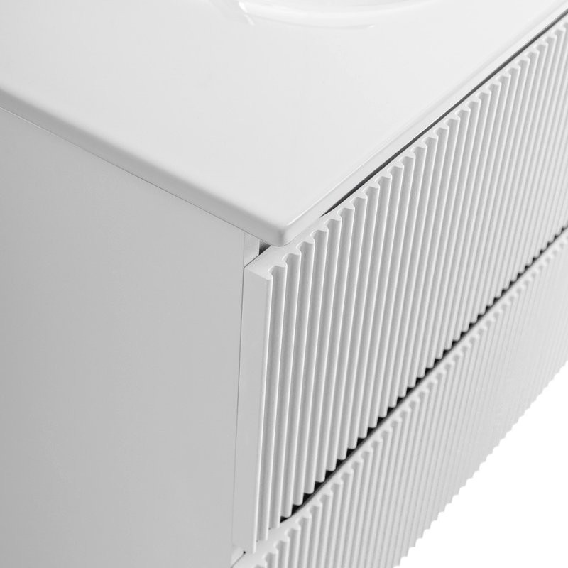 Тумба с раковиной BelBagno Uno 100 подвесная, 2 ящика, bianco opaco