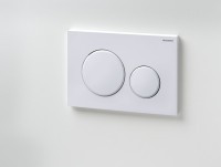 Кнопка смыва Geberit Sigma 20 115.882.01.1 белая, матовый лак