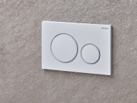 Кнопка смыва Geberit Sigma 20 115.882.01.1 белая, матовый лак