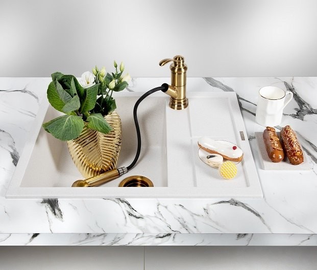 Мойка кухонная Omoikiri Sumi 65 белая