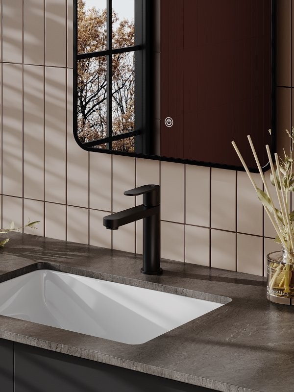 Смеситель для раковины Agger Sweet A2702144 черный матовый