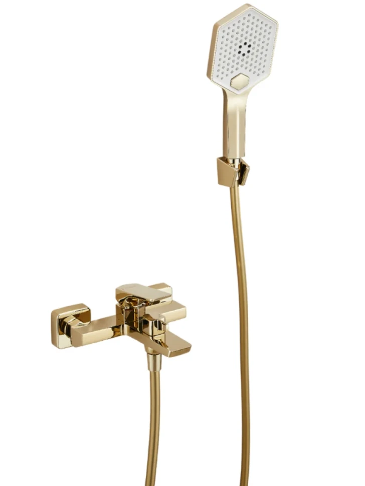 Смеситель для ванны с душем Haiba HB60726-5 золото