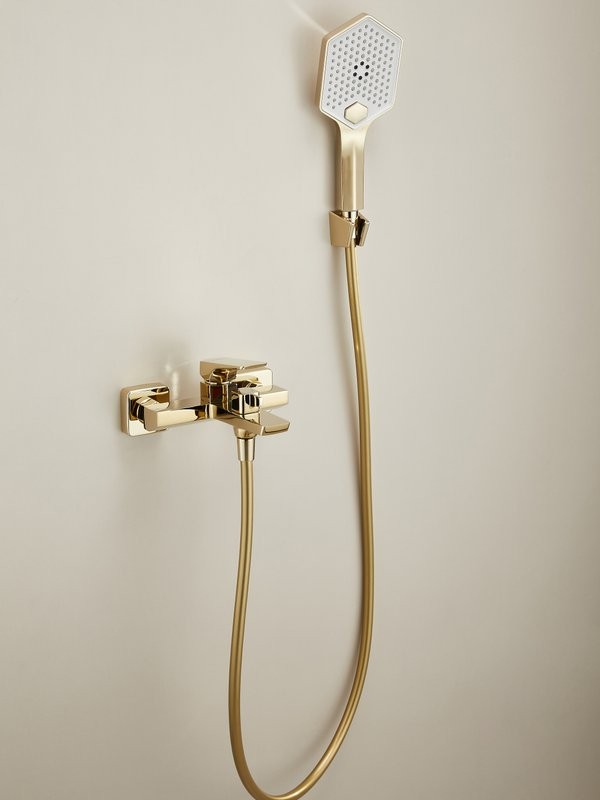 Смеситель для ванны с душем Haiba HB60726-5 золото