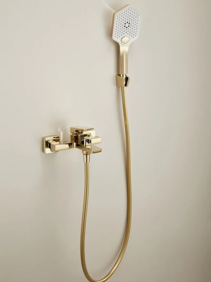 Смеситель для ванны с душем Haiba HB60726-5 золото