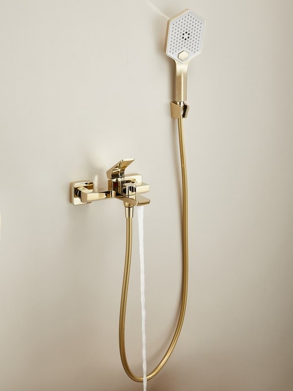 Смеситель для ванны с душем Haiba HB60726-5 золото