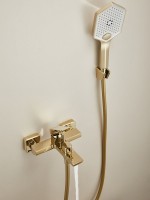 Смеситель для ванны с душем Haiba HB60726-5 золото