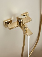 Смеситель для ванны с душем Haiba HB60726-5 золото