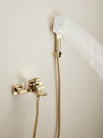 Смеситель для ванны с душем Haiba HB60726-5 золото