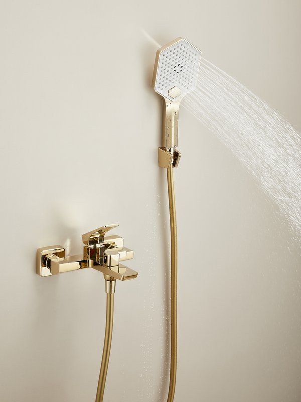 Смеситель для ванны с душем Haiba HB60726-5 золото