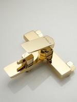 Смеситель для ванны с душем Haiba HB60726-5 золото