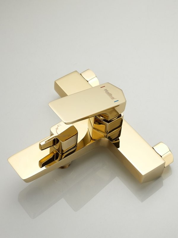 Смеситель для ванны с душем Haiba HB60726-5 золото