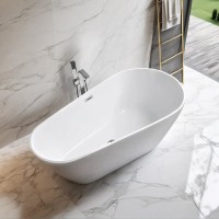 Акриловая ванна Ceruttispa MIMI170II 170x80 см, отдельностоящая, белая, овальная, с каркасом, со сливом-переливом, с донным клапаном