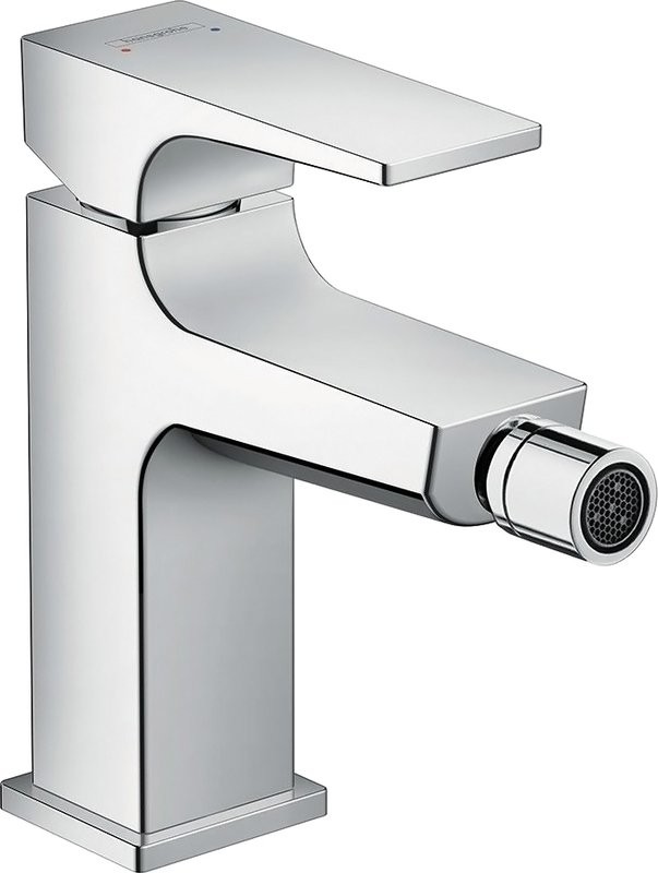 Смеситель для биде Hansgrohe Metropol 32520000 с донным клапаном Push-Open