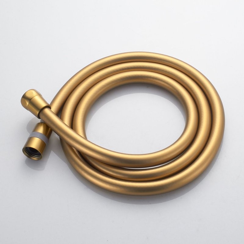 Смеситель для душа с лейкой Shevanik S4716G, золотой сатин