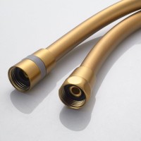 Смеситель для душа с лейкой Shevanik S4716G, золотой сатин