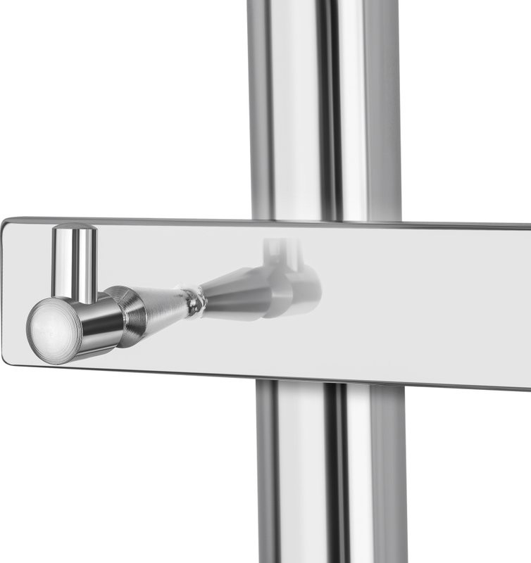 Полотенцесушитель водяной Secado Понтида 1 КСП 100x60 см, хром, лесенка, с полкой