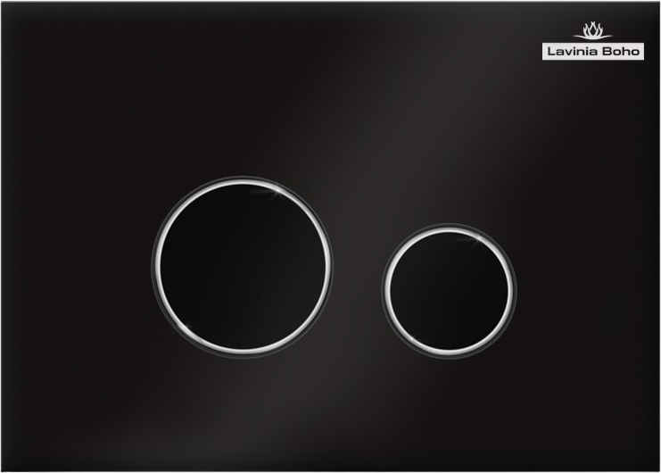 Кнопка смыва Lavinia Boho RelFix 3805004B черная