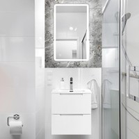 Мебель для ванной комнаты BelBagno Etna 50 подвесная, bianco opaco