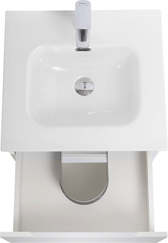 Мебель для ванной комнаты BelBagno Etna 50 подвесная, bianco opaco