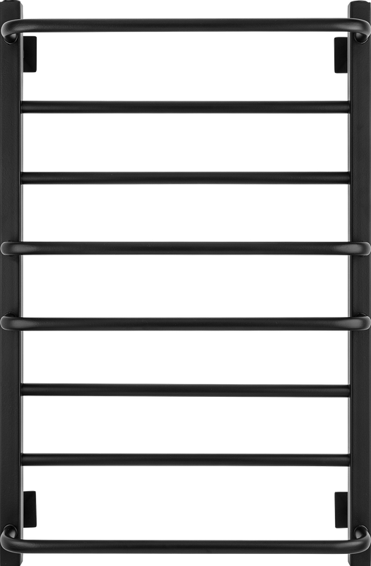 Полотенцесушитель электрический Secado Модена 2 85x55 см, подключение слева, матовый черный, лесенка