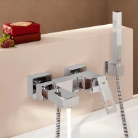 Смеситель для ванны с душем Grohe Eurocube 23140000 Смеситель для ванны с душем Grohe Eurocube 23140000