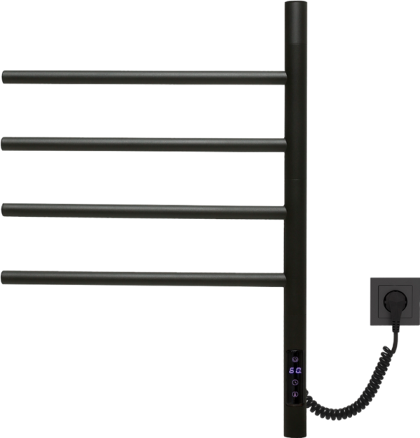 Полотенцесушитель электрический Vincea VTD-1S1CBE черный