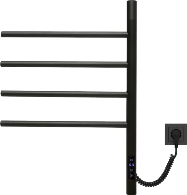 Полотенцесушитель электрический Vincea VTD-1S1CBE черный