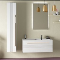 Мебель для ванной комнаты Sanvit Соната 1-100 R белая