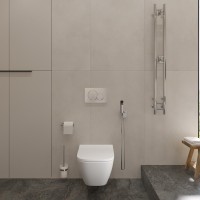 Унитаз подвесной Geberit Smyle Square 500.683.01.1 с крышкой-сиденьем с микролифтом